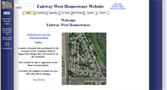Desktop Screenshot of fairwaywest.com
